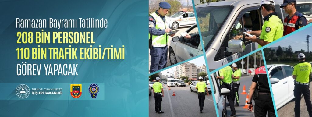 İç işleri Bakanlığından 81 il Valiliğine Ramazan Bayramı trafik tedbirleri konulu genelge gönderdi.