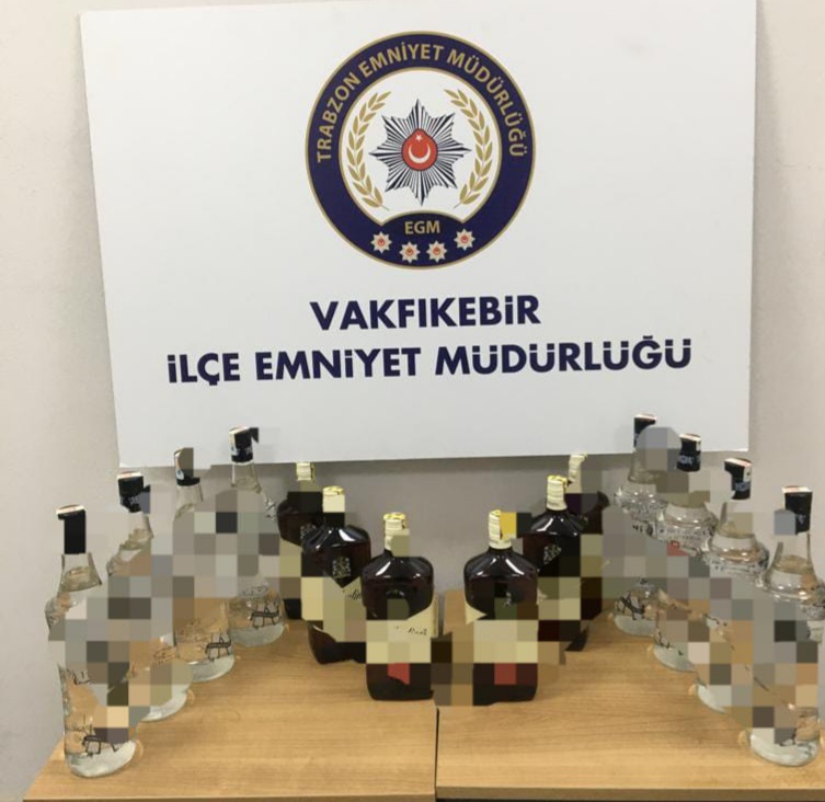 Vakfıkebir’de sahte içki operasyonu