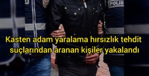 Trabzon’da hakkında yakalama kararı olan şahıslar yakalandı