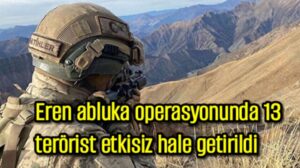 Eren abluka operasyonları ile yurt içinde terör örgütüne darbe üstüne darbe indiriyor