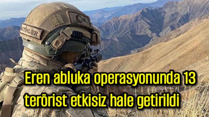 Eren abluka operasyonları ile yurt içinde terör örgütüne darbe üstüne darbe indiriyor
