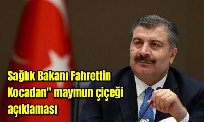 Sağlık Bakanı Fahrettin Kocadan  maymun çiçeği açıklaması