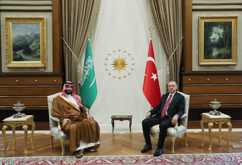Cumhurbaşkanı Erdoğan, Suudi Arabistan Veliaht Prensi Muhammed bin Selman ile görüştü