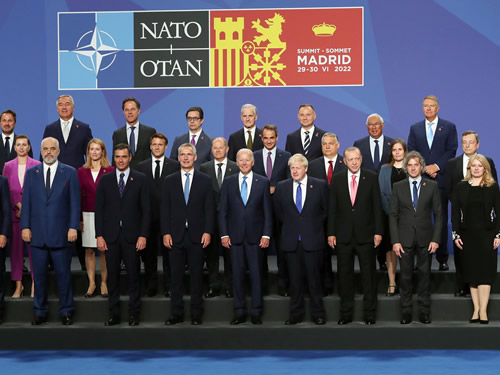 Cumhurbaşkanı Erdoğan, NATO liderler toplantısı’na katıldı