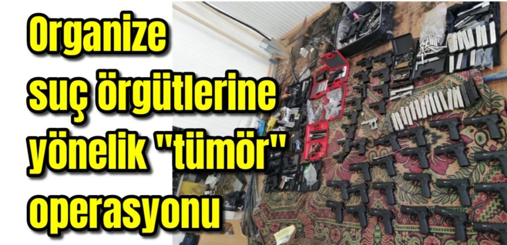 Organize suç örgütlerine yönelik “tümör” operasyonu başlatıldı