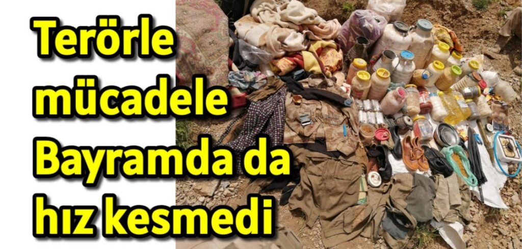 Terörle mücadele Bayramda da hız kesmedi