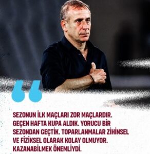 Avcı sezonun ilk maçları zor maçlardır