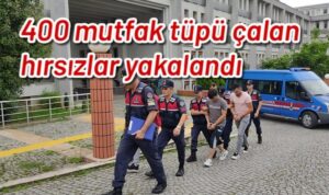 400 mutfak tüpü çalan hırsızlar yakalandı