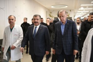 Erdoğan Bartın’da yaralanan hastaları ziyaret etti 