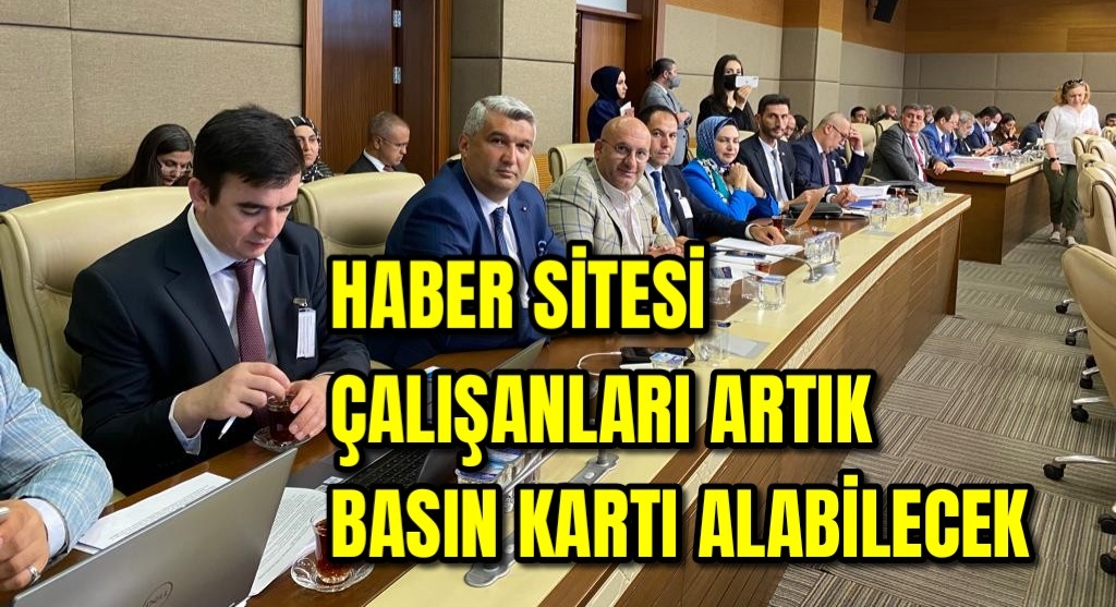 Haber sitesi çalışanları artık basın kartı alabilecek 
