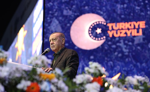 Erdoğan:Biz, kuru vaat yapmıyoruz. Kurusıkı atmıyoruz.