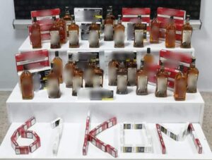 Trabzon’da kaçak alkol ve sigara operasyonu 