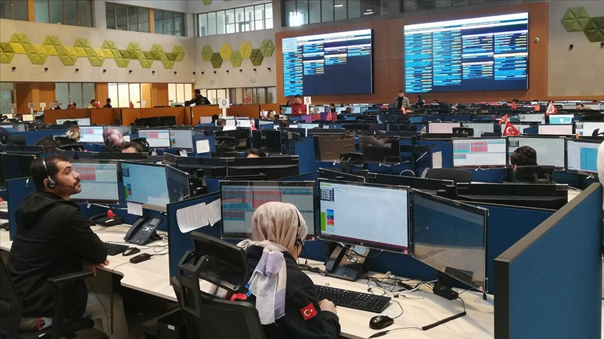 İstanbul’da 112 acil çağrı merkezi’ne geçen yıl 17 milyondan fazla çağrı geldi