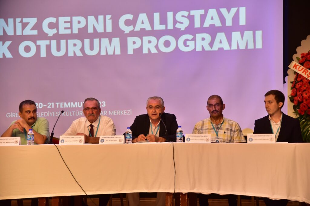 “Karadeniz Çepnileri” Çalıştayı 20-21 Temmuz 2023 günlerinde Giresun Belediyesi kültür ve fuar merkezinde yapıldı.
