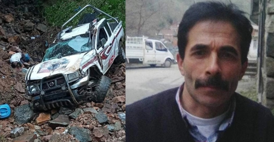 Giresun’da trafik kazası 1 kişi hayatını kaybetti