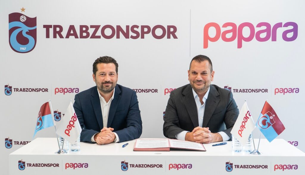 Trabzonspor’da yeni stadyum sponsoru Papara oldu 