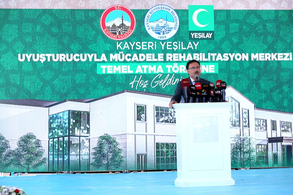 Yeşilay uyuşturucu ile mücadele ve rehabilitasyon merkezi’nin temeli atıldı