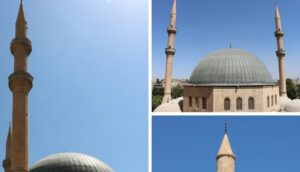 Minareler tek tek onarılıyor