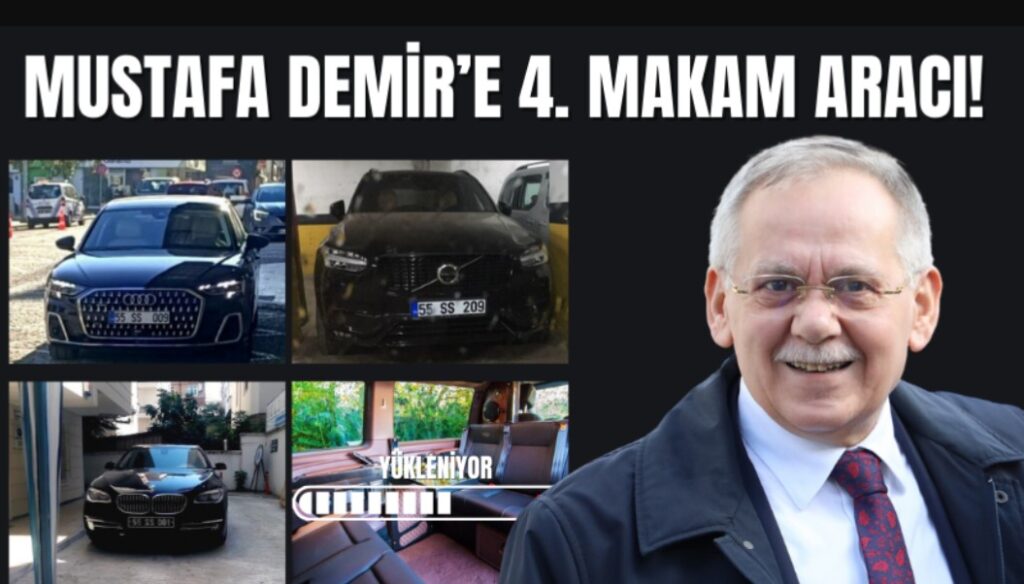 Samsun Büyükşehir Belediye Başkanı Mustafa Demir’e 4. makam aracı