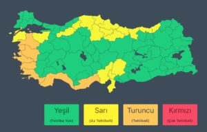 Meteoroloji’den 18 ile turuncu 7ilde ise sarı uyarı 