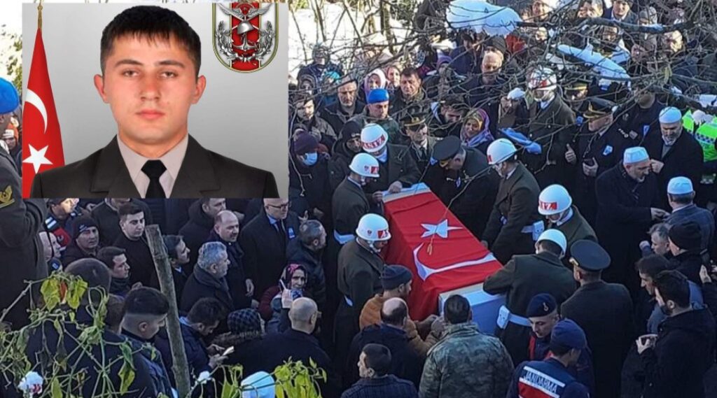 Şehit uzman çavuş Ahmet Köroğlu Görele’de toprağa verildi 