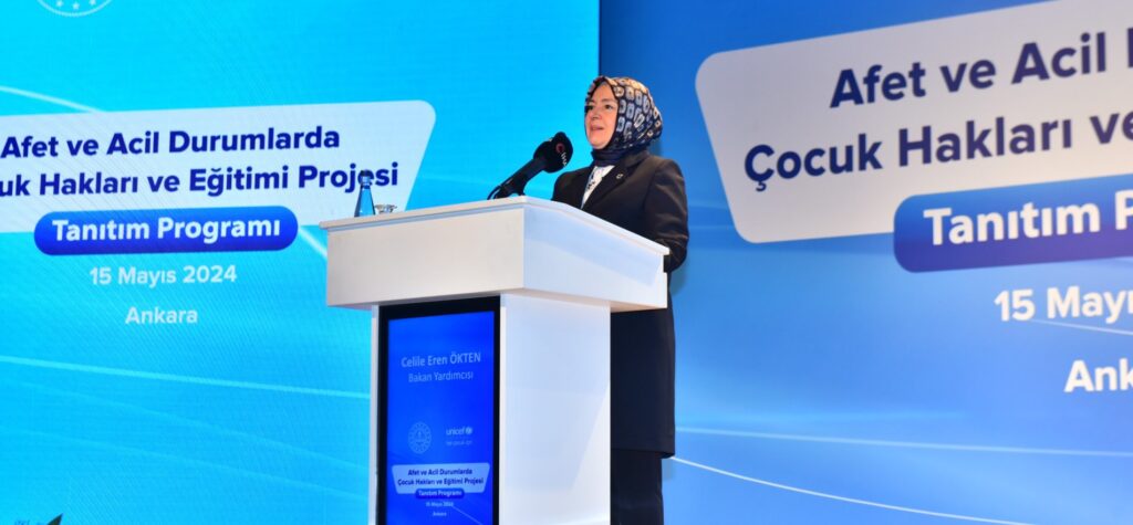 Afet ve acil durumlarda çocuk hakları ve eğitimi projesi tanıtıldı