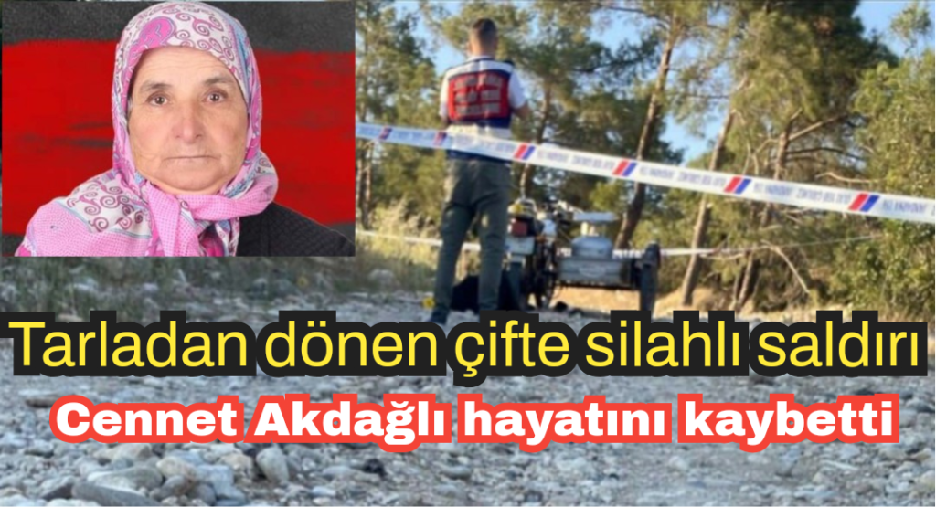 Tarladan dönen çifte silahlı saldırı