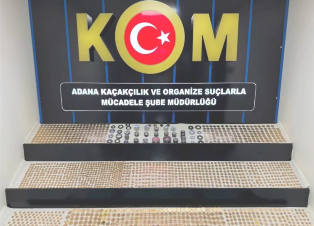 Adana merkezli 4 ilde 50 milyon lira değerinde sahte altın ele geçirildi