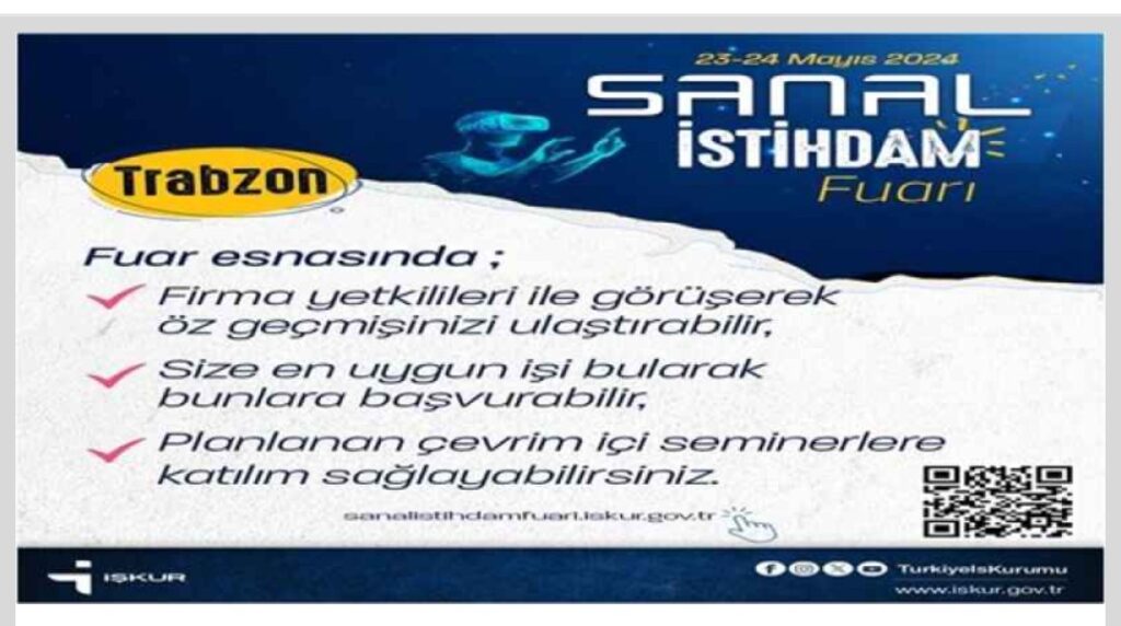Trabzon İŞKUR’dan sanal istihdam fuarı