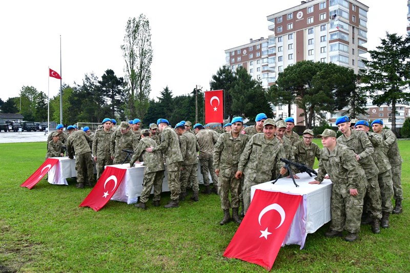 Trabzon’da özel gereksinimli bireylerden askerlik yemini