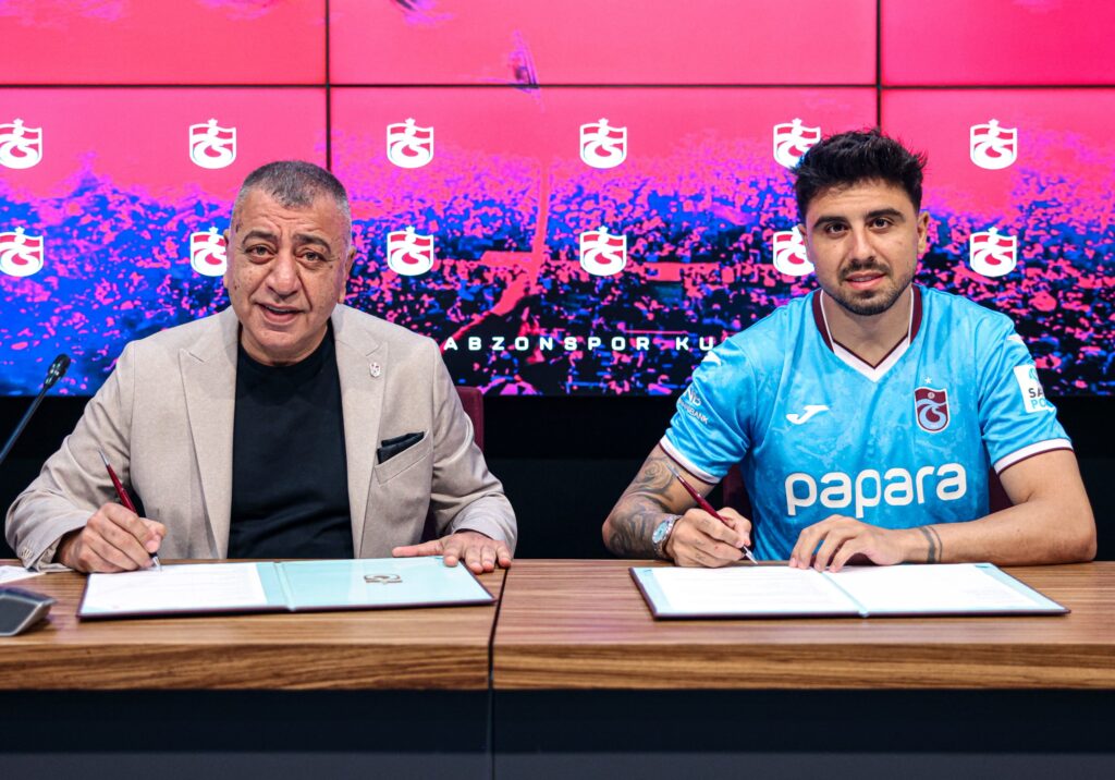 Trabzonspor’da Ozan Tufan için imza töreni düzenlendi