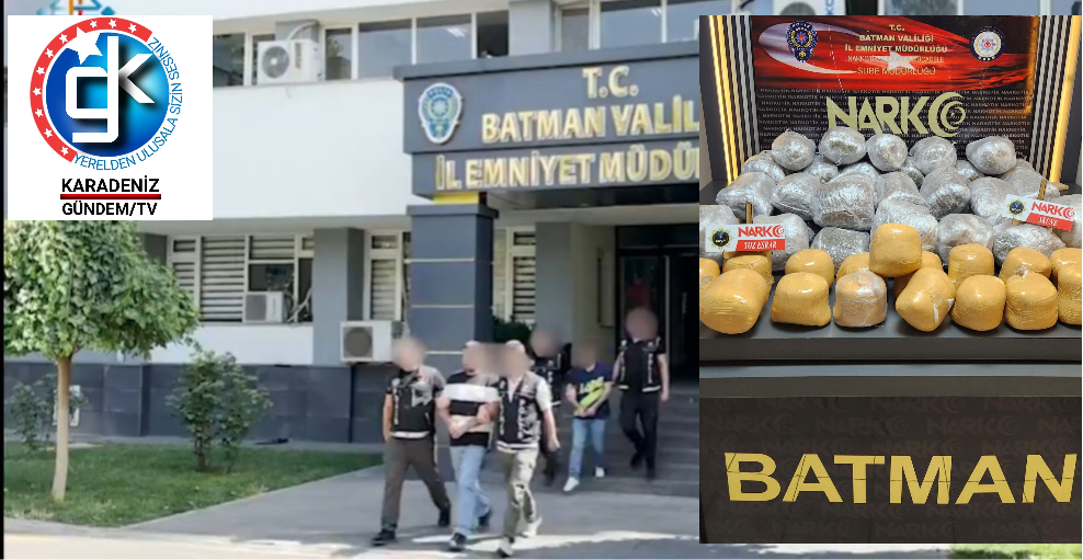 Batman’da uyuşturucu operasyonu