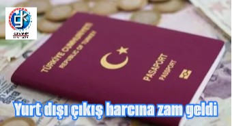Yurt dışı çıkış harcına zam geldi