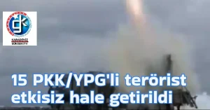 15 PKK/YPG’li terörist etkisiz hale getirildi