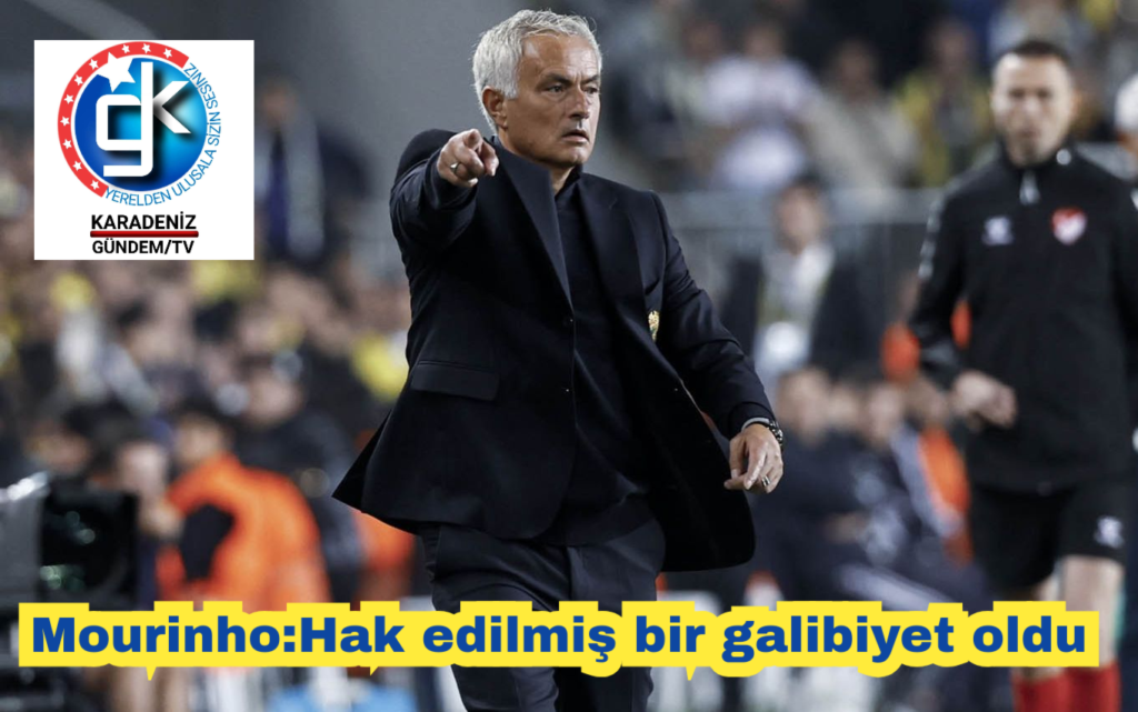 Mourinho, “Hak edilmiş bir galibiyet oldu