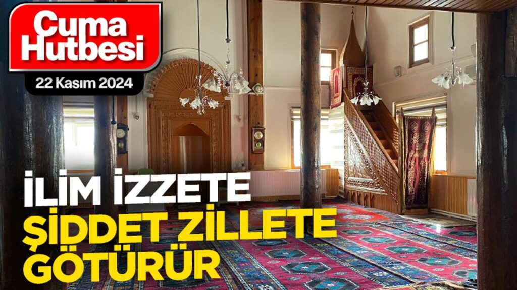 İlim izzete, şiddet zillete götürür