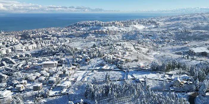 Trabzon’da eğitime kar engeli