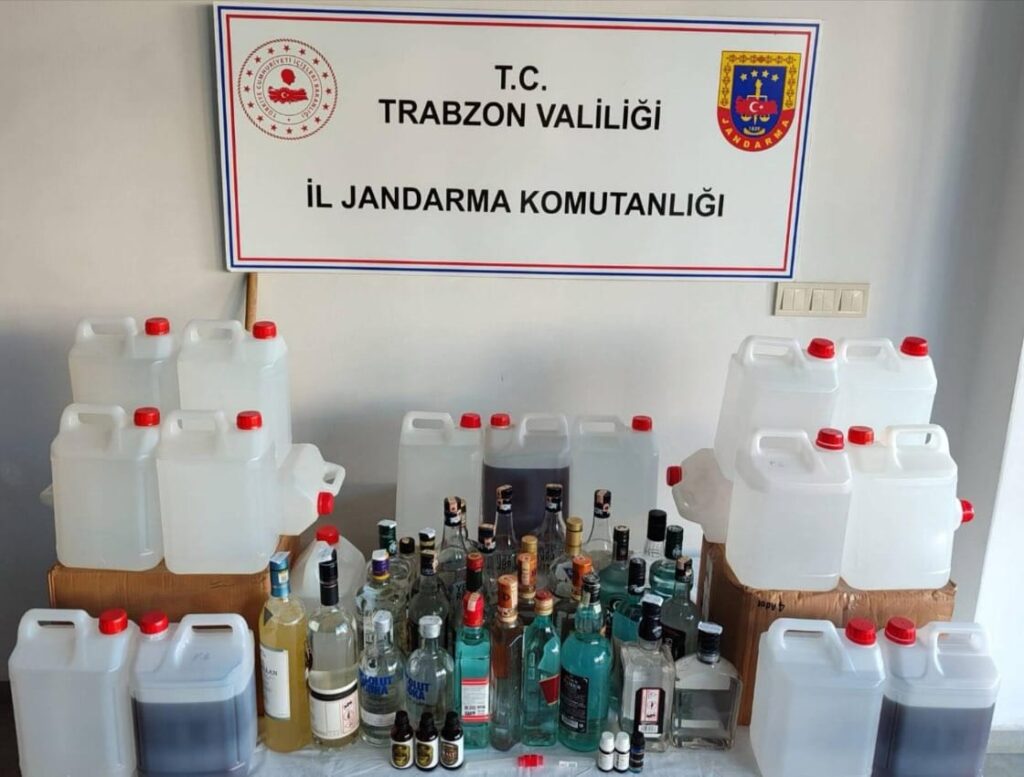 Trabzon’da içki operasyonu