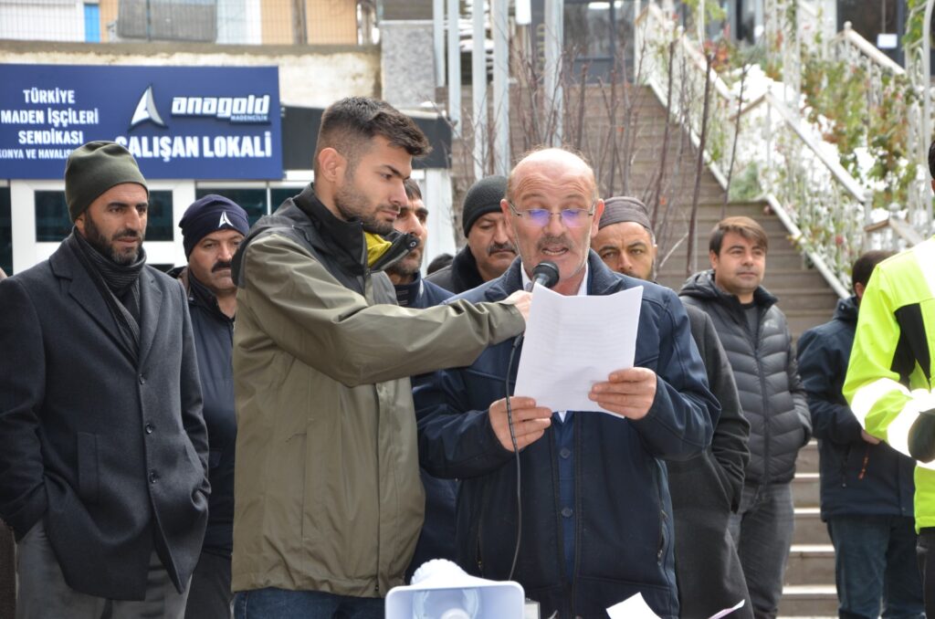 Erzincan’da maden işçilerinin isyanı
