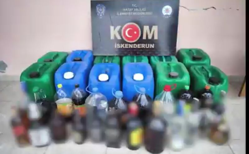 159 Bin 767 litre sahte alkol ele geçirildi