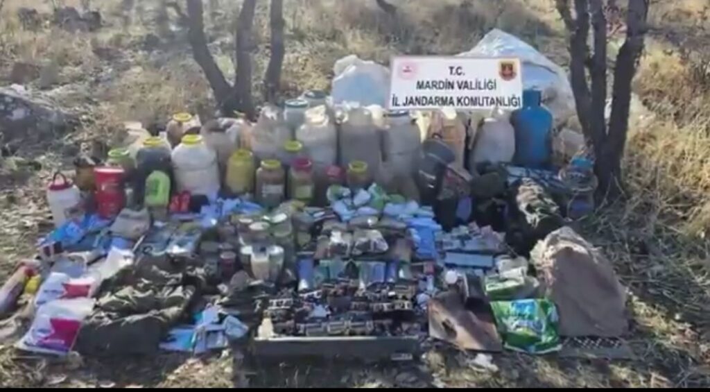 Cudi Dağında ısı güdümlü füze ve mühimmatları ele geçirildi