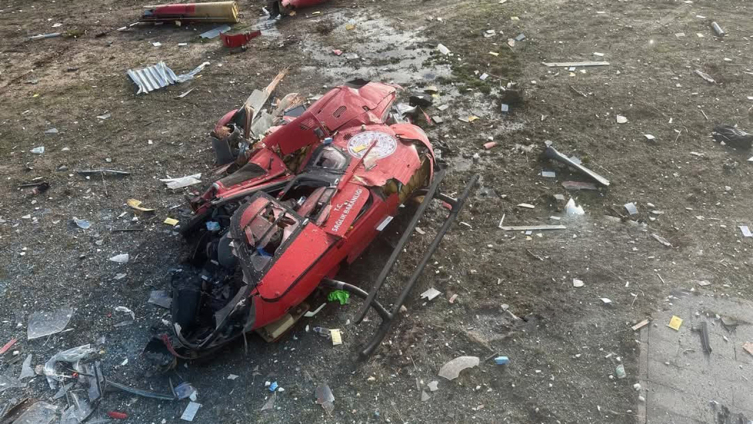 Muğla’da ambulans helikopter düştü