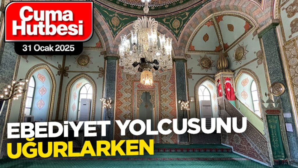 Ebediyet yolcusunu uğurlarken
