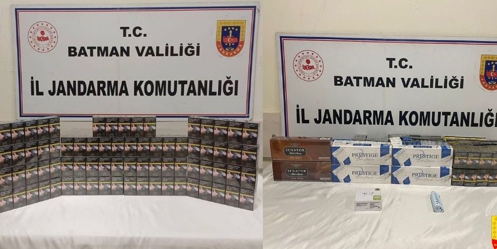 Batman’da kaçak sigara operasyonu