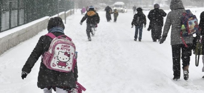 Trabzon’da eğitime kar engeli