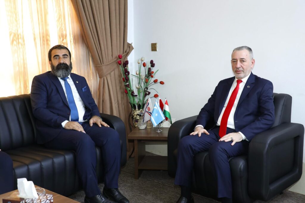 TİGAD Temsilcisi Azizoğlu, Türkmen Bakan Aydın Maruf ile bir araya geldi