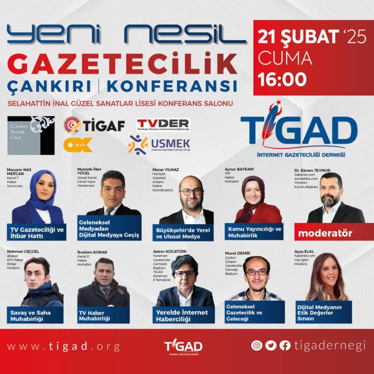 TİGAD Çankırı’da çalıştay düzenliyor