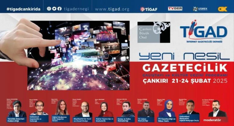 TİGAD Yeni nesil gazetecilik Çankırı’da