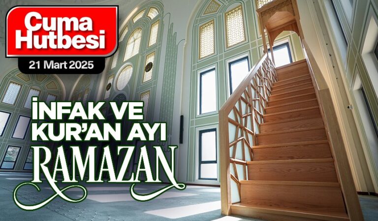 İnfak ve Kur’an ayı Ramazan