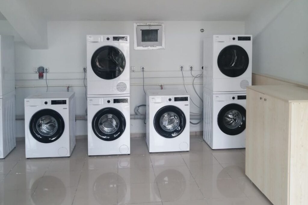 Öğrencilere ücretsiz çamaşırhane